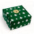 GIFT BOX CHRISTMAS: Green Gift Box with Deruta Raffaellesco Rooster of Fortune Pitcher