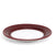 MONOCOLORE: Deruta Hand Painted Charger Buffet Platter BURGUNDY RED