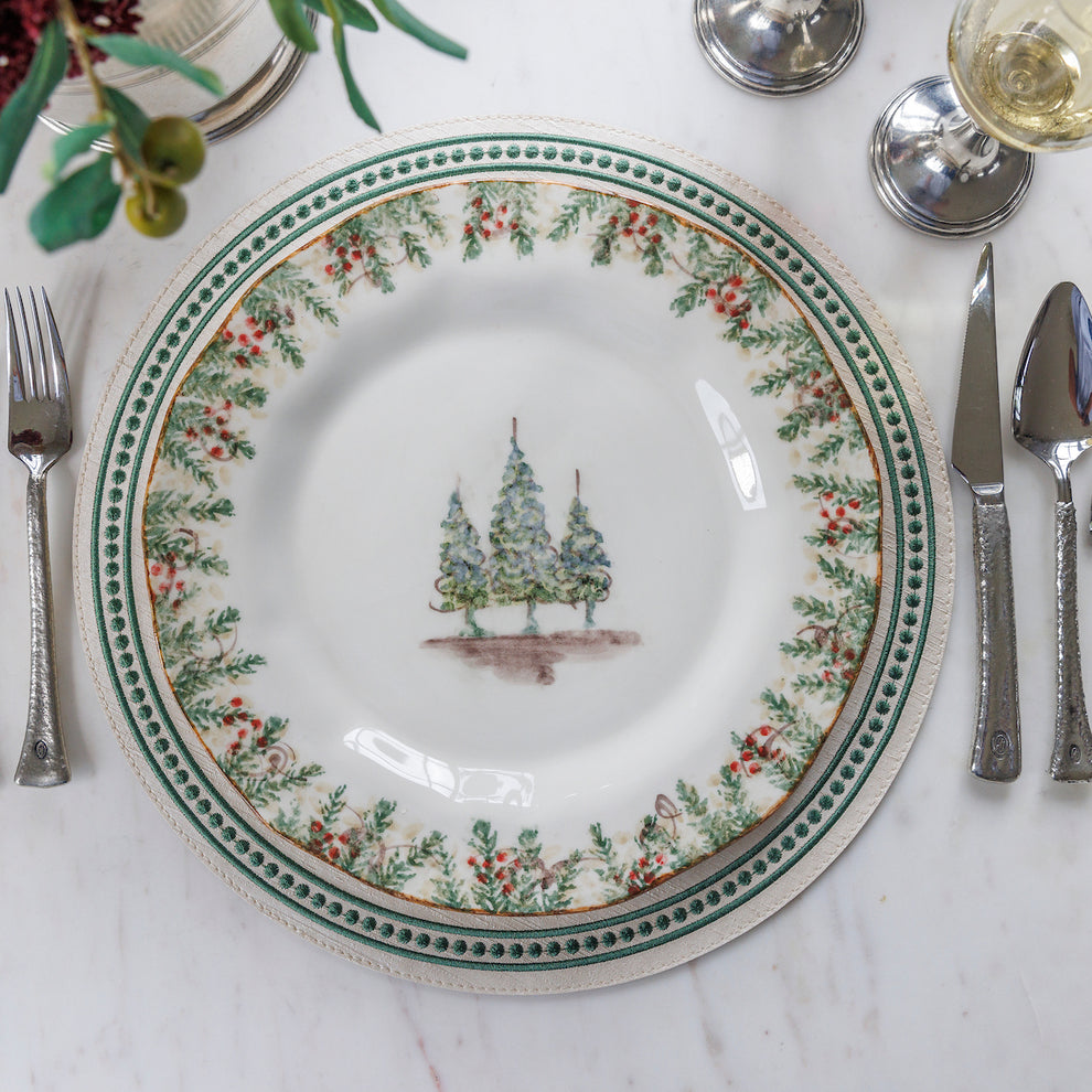 ARTE ITALICA: Natale Dinner Plate