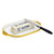 GIFT BOX GOLD: With authentic Deruta hand painted ceramic - RAFFAELLESCO: Oval/Oblong Small Tray With Spreader