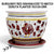 ORVIETO RED ROOSTER: Luxury Cachepot Planter Large