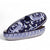 JEWERLY BOX: Authentic Deruta with Murano Knob - Oval DERUTA FONDO BLU design