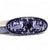 JEWERLY BOX: Authentic Deruta with Murano Knob - Oval DERUTA FONDO BLU design