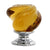 JEWERLY BOX: Authentic Deruta with Murano Knob - Oval DERUTA FONDO ROSSO design