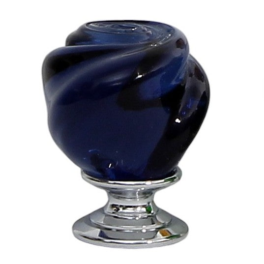 JEWERLY BOX: Authentic Deruta with Murano Knob - Round RICCO DERUTA design