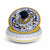 JEWERLY BOX: Authentic Deruta with Murano Knob - Round RICCO DERUTA design