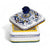 JEWERLY BOX: Authentic Deruta with Murano Knob - Square Shape RICCO DERUTA design