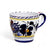 ORVIETO BLUE ROOSTER: Shaped Espresso Cup (3 Oz)