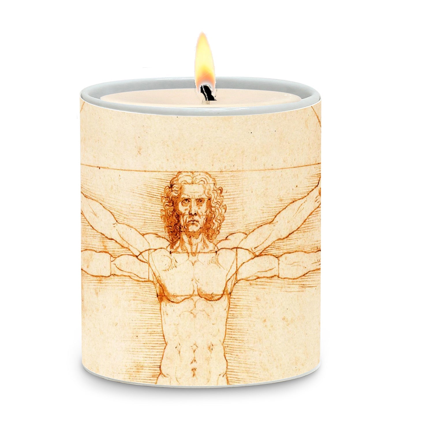 SUBLIMART: Affresco Design - Porcelain Soy Wax Candle (Design #AFF11)