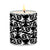 SUBLIMART: Geometric - Porcelain Soy Wax Candle 'Arabeque Black' (Design #GEO14)