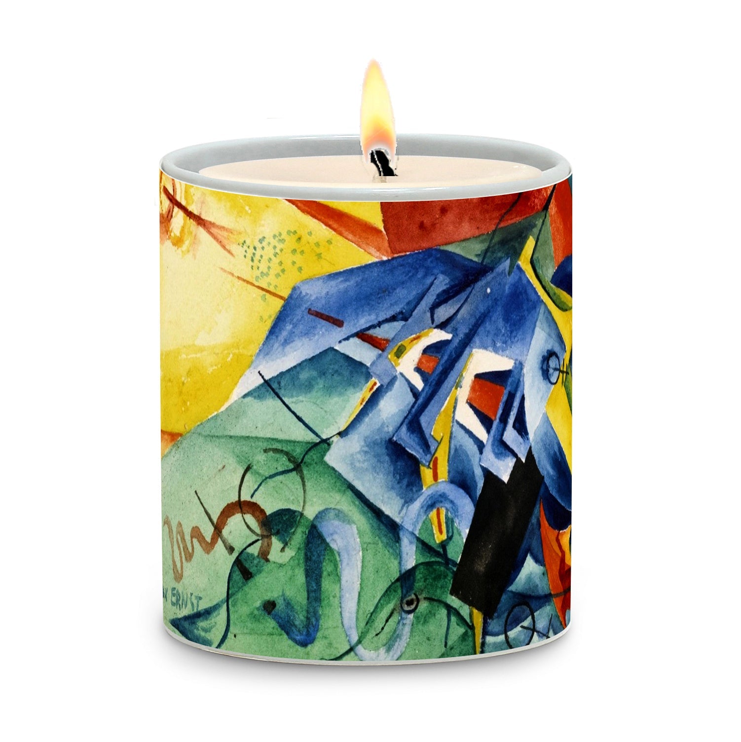 SUBLIMART: Modernism - Porcelain Soy Wax Candle (Design #PIC20)