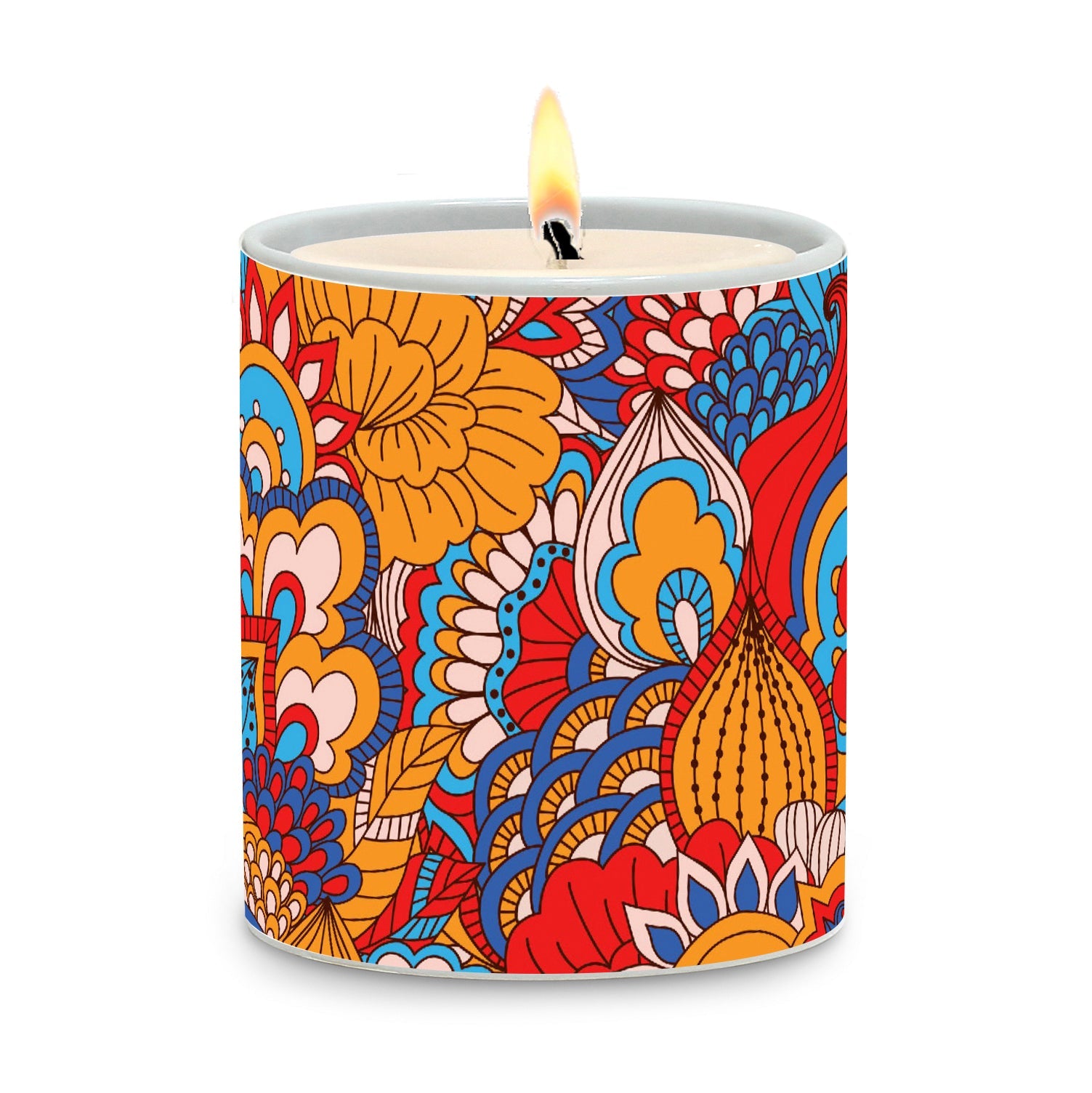 SUBLIMART: Pop - Porcelain Soy Wax Candle (Design #POP03)