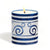 SUBLIMART: Ricco Italia Candle Light Blue Design by Mario Bruno (Design 6409)