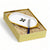 GIFT BOX GOLD: With authentic Deruta hand painted ceramic - RAFFAELLESCO: Oval/Oblong Small Tray With Spreader