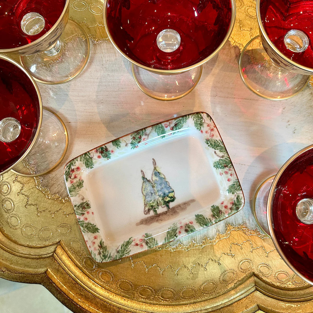 ARTE ITALICA: Natale Small Tray