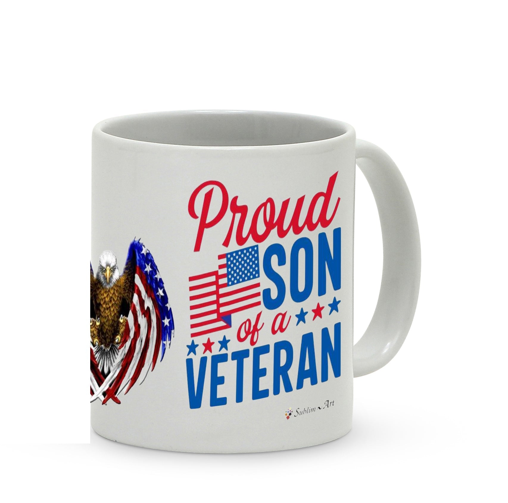 SUBLIMART: Veteran - Mug 'Proud Son of Veteran' (Design #16F)