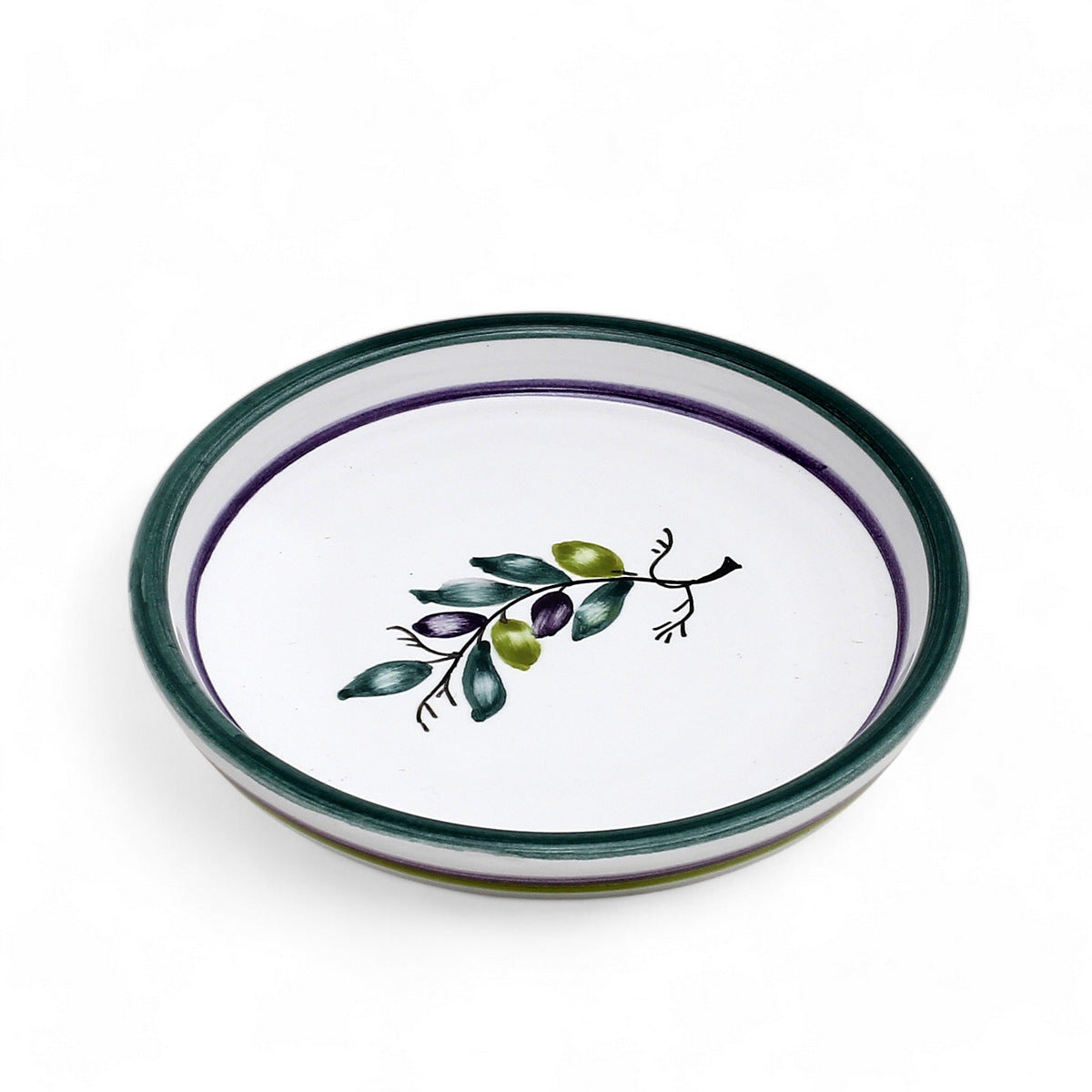 OLIVA: Deruta Wine Coaster/Dipping Bowl