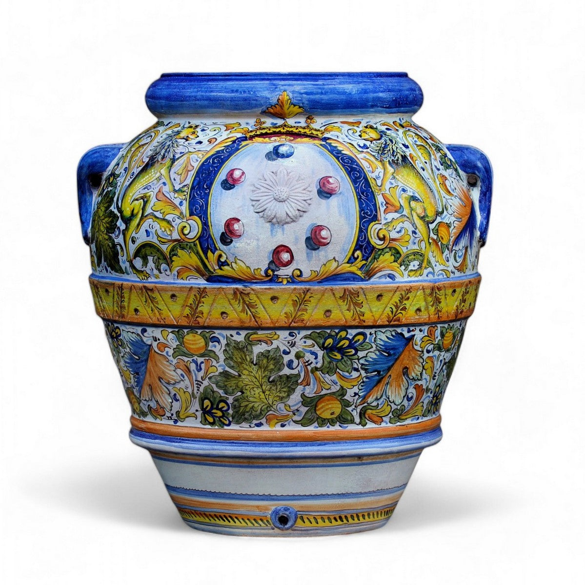 TUSCAN ORCIO URN: Huge One of a kind Tuscan Orcio Urn -  A true masterpiece! CAFFAGIOLO design