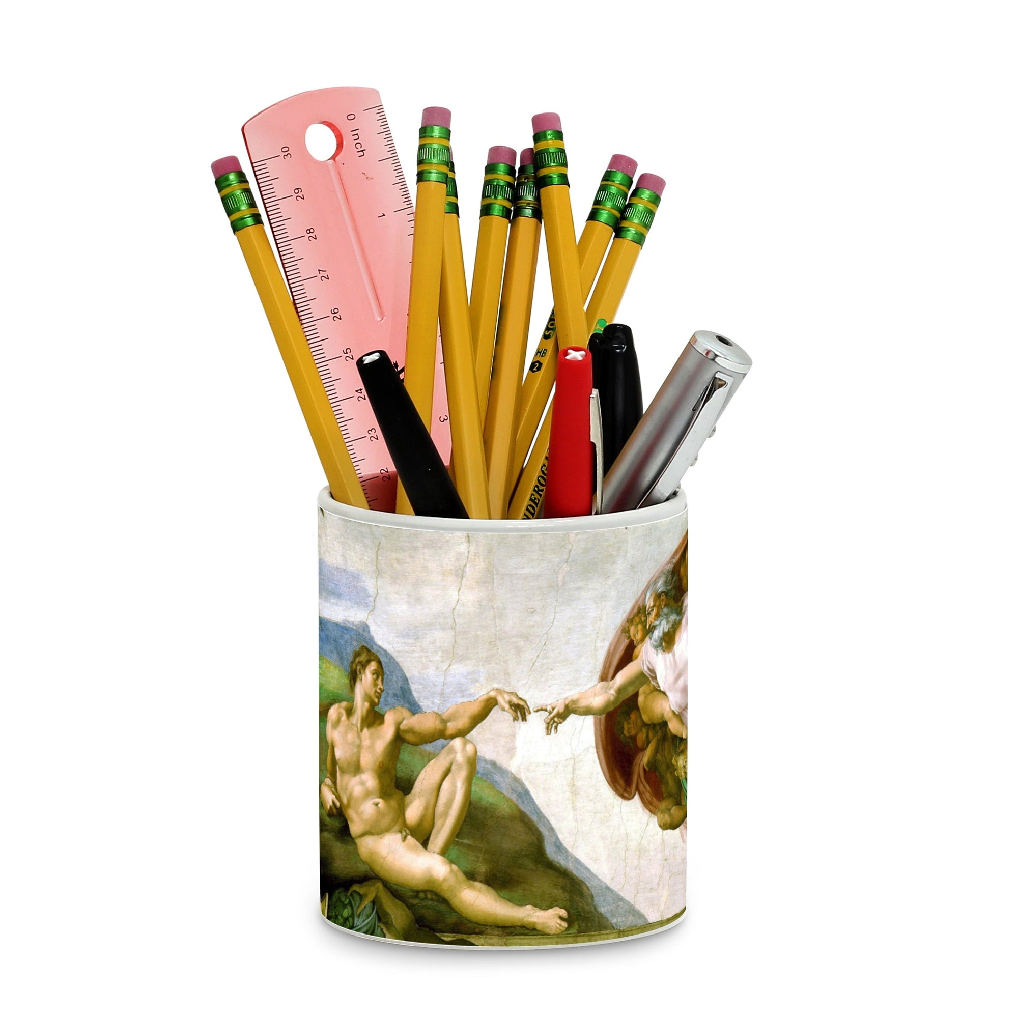 SUBLIMART: Affresco - Multi Use Tumbler - Michelangelo 'The Creation of Adam' (Design #AFF20) - Artistica.com