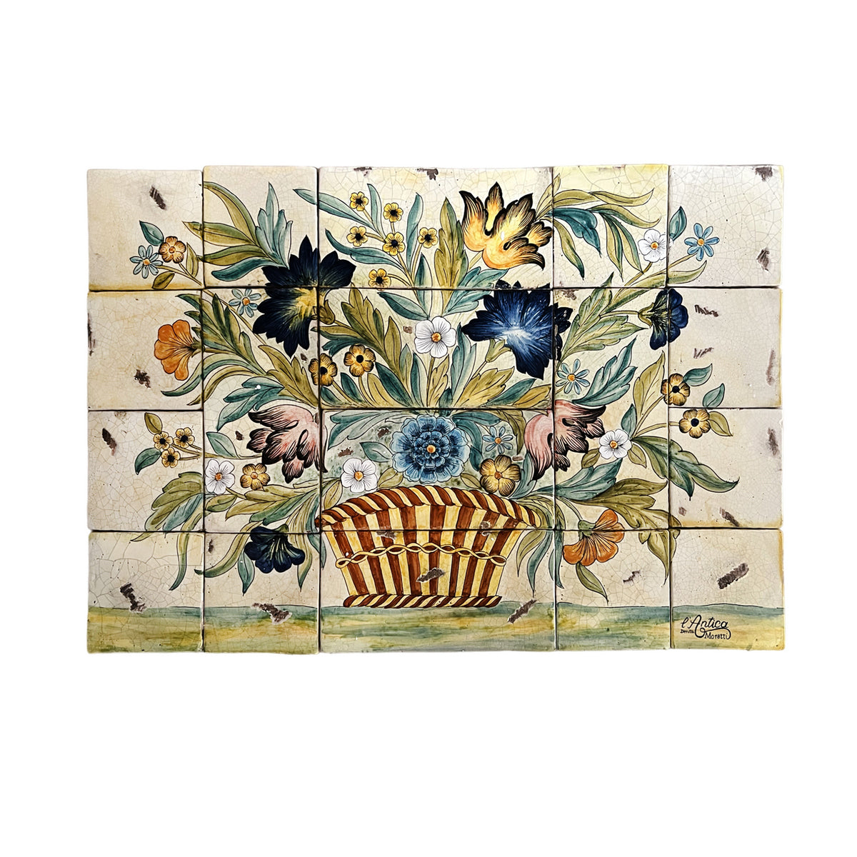 ANTICA DERUTA: WALL PANEL BACKSPLASH FIORI 36