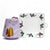 LASTRA EVERGREEN: Handled Square Tray + Pandoro Bauli Holidays Bundle