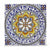 ANTICA DERUTA: Large Hand Painted Ceramic Authentic Deruta Tile