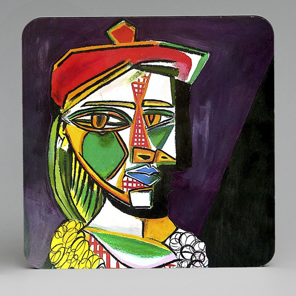 SUBLIMART: MDF Hardboard Set of 4 Coasters - Design: Picasso Modernism 04