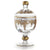 ARTE ITALICA: Vetro Gold Baroque Canister with Lid