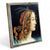 AFFRESCO: Ceramic Tile on Distressed Reclaimed Barn Wood Frame - Opera "Lady Simonetta Vespucci" portrait by Sandro Botticelli