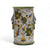 TUSCAN MAJOLICA: Large Umbrella Stand Vase hand painted with the renowned Caffagiolo Design