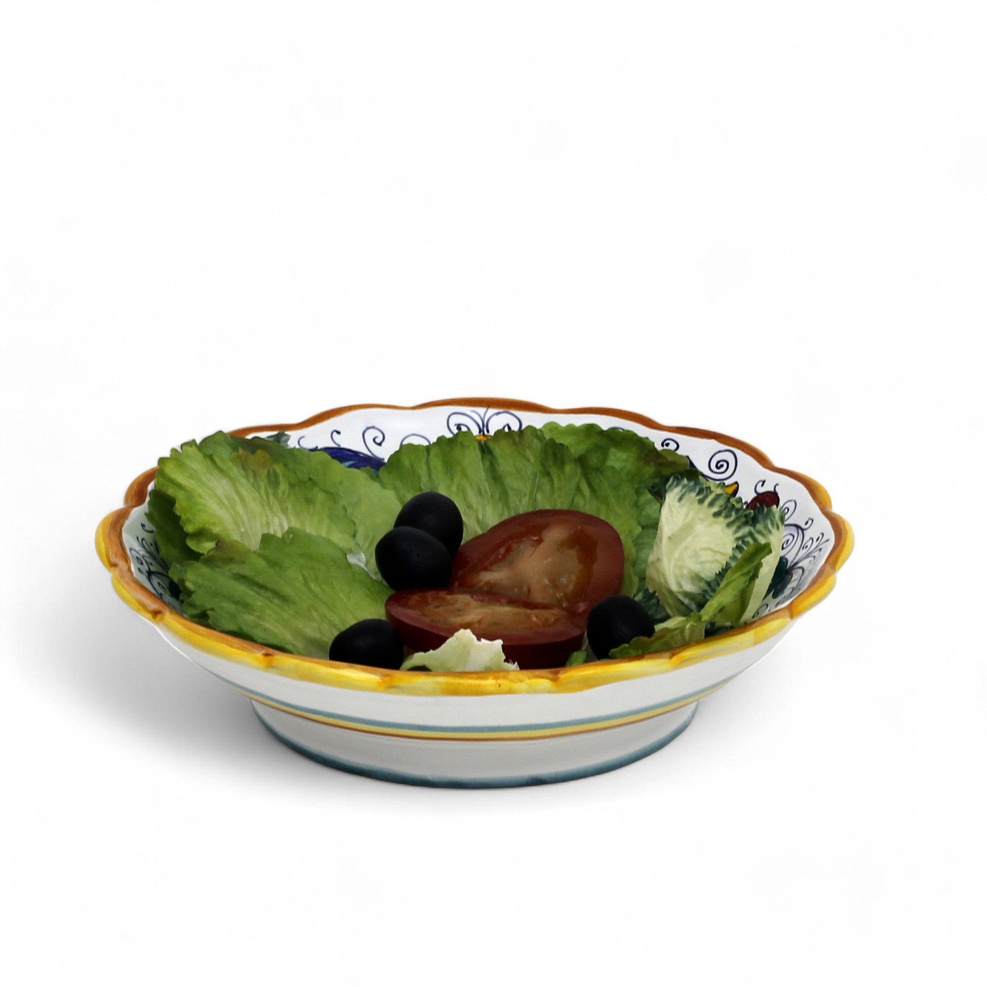 RICCO DERUTA: Outlet Special! The perfectly sized Pasta/Soup Bowl Fluted Rim (9.5"Ø )