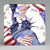 SUBLIMART: MDF Hardboard Set of 4 Coasters - Design: Patriotic USA 03