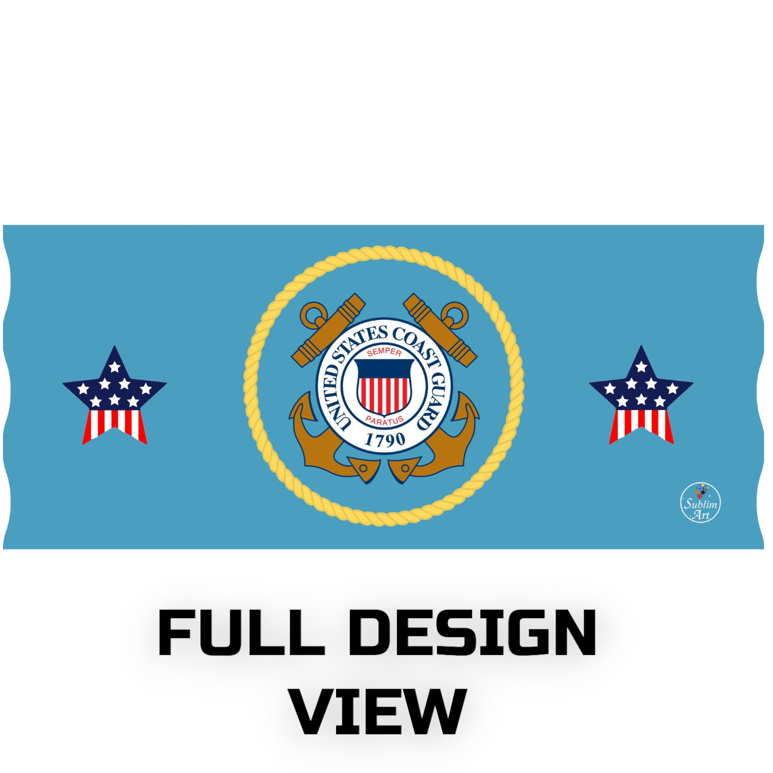 SUBLIMART: Veteran - Mug 'United States Coast Guard' (Design #11B)