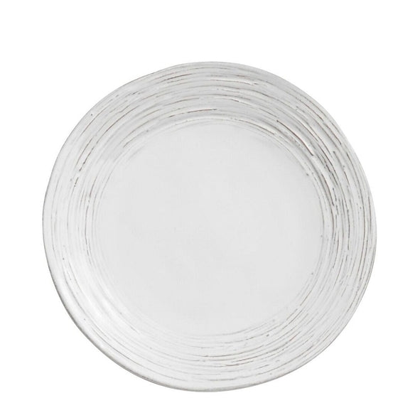 ARTE ITALICA: Graffiata Salad/Dessert Plate WHITE