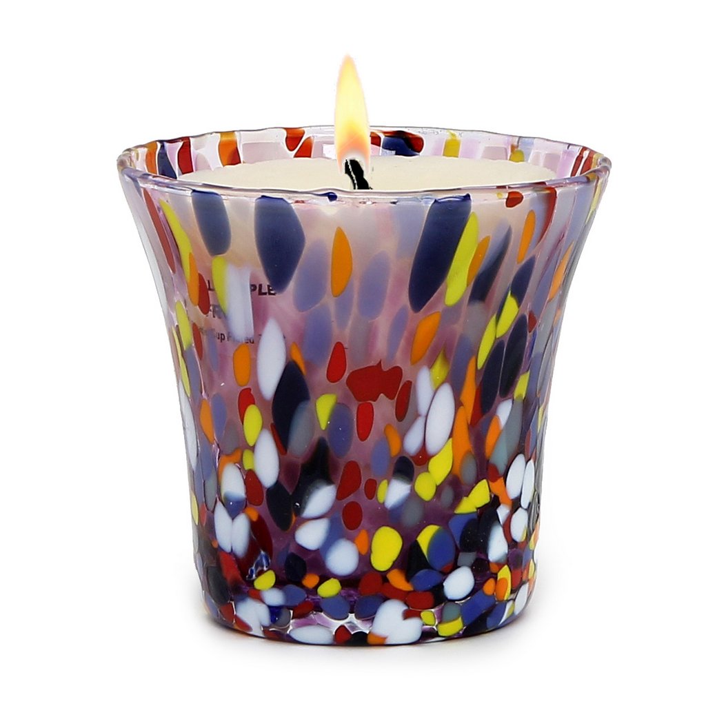 Confetti Glass Tealight Holder