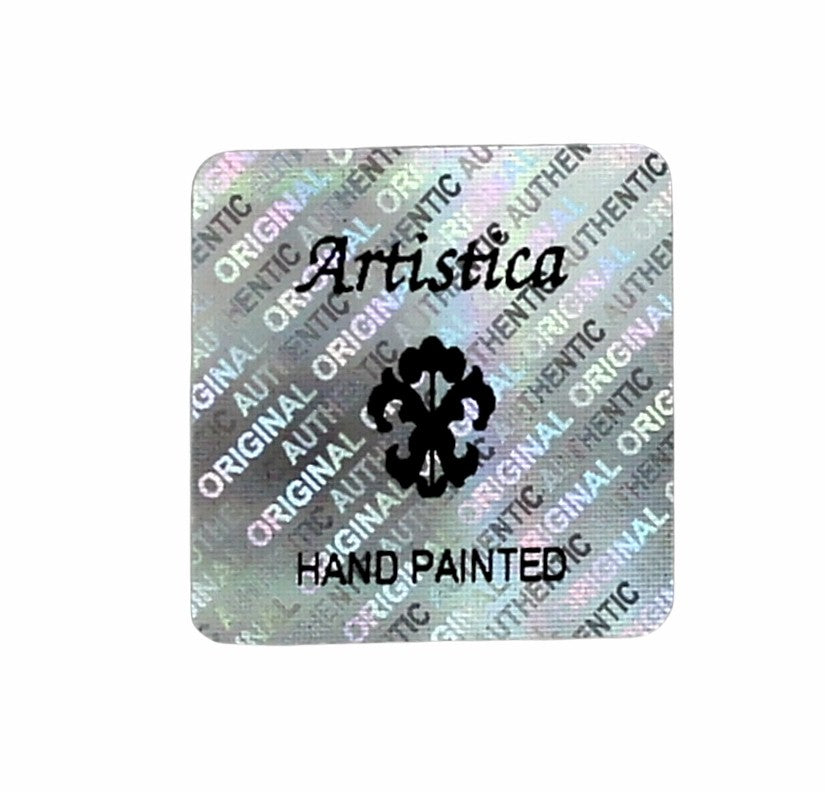 ANTICA DERUTA: Hand Painted Ceramic Authentic Deruta Tile 