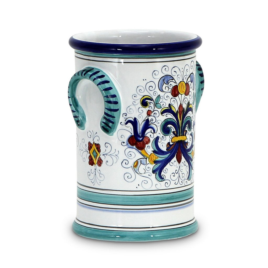 Utensil Holder - Vecchia Deruta - Italian Ceramics