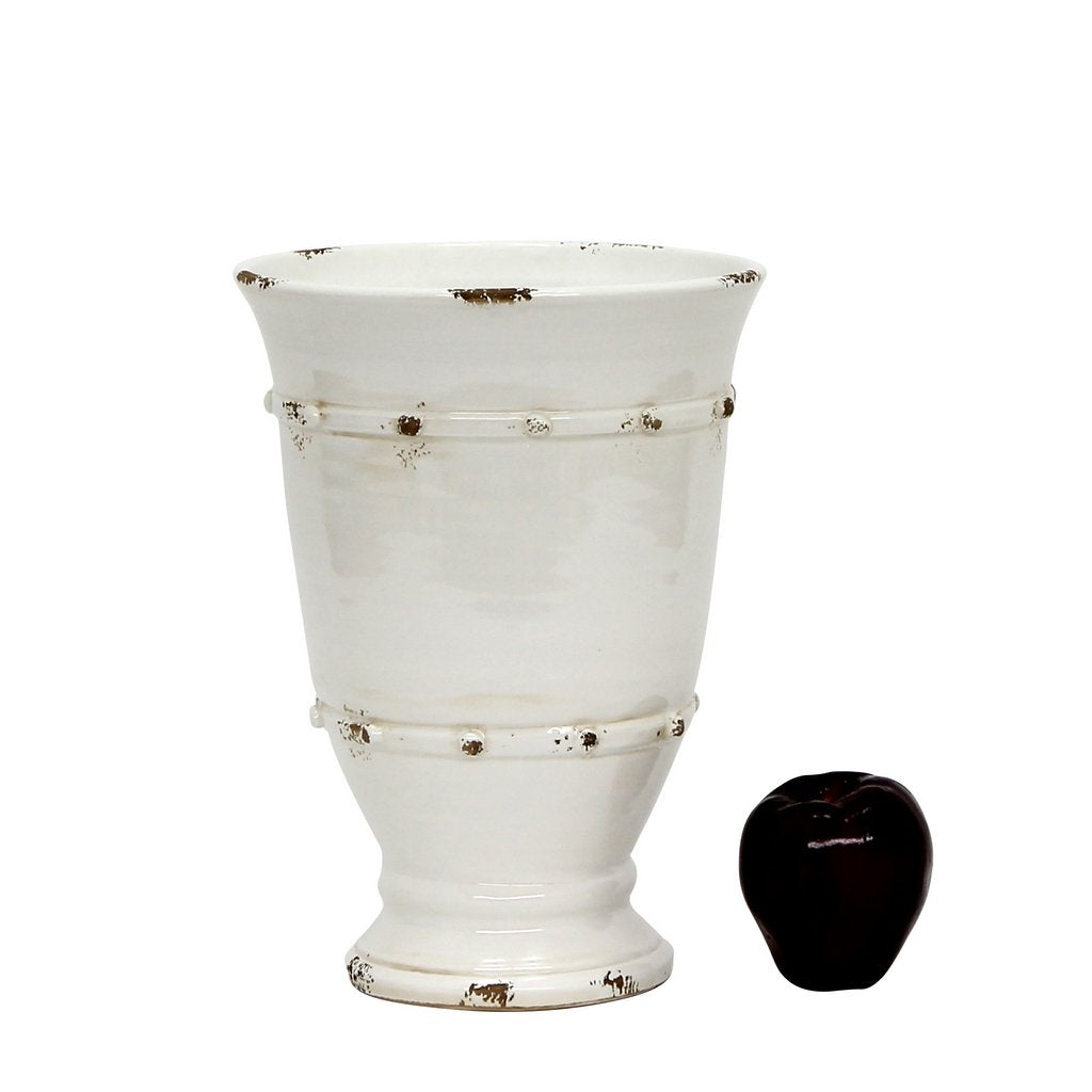 SCAVO CLASSICO TOSCANO: Footed Cup Vase (Medium) - Artistica.com