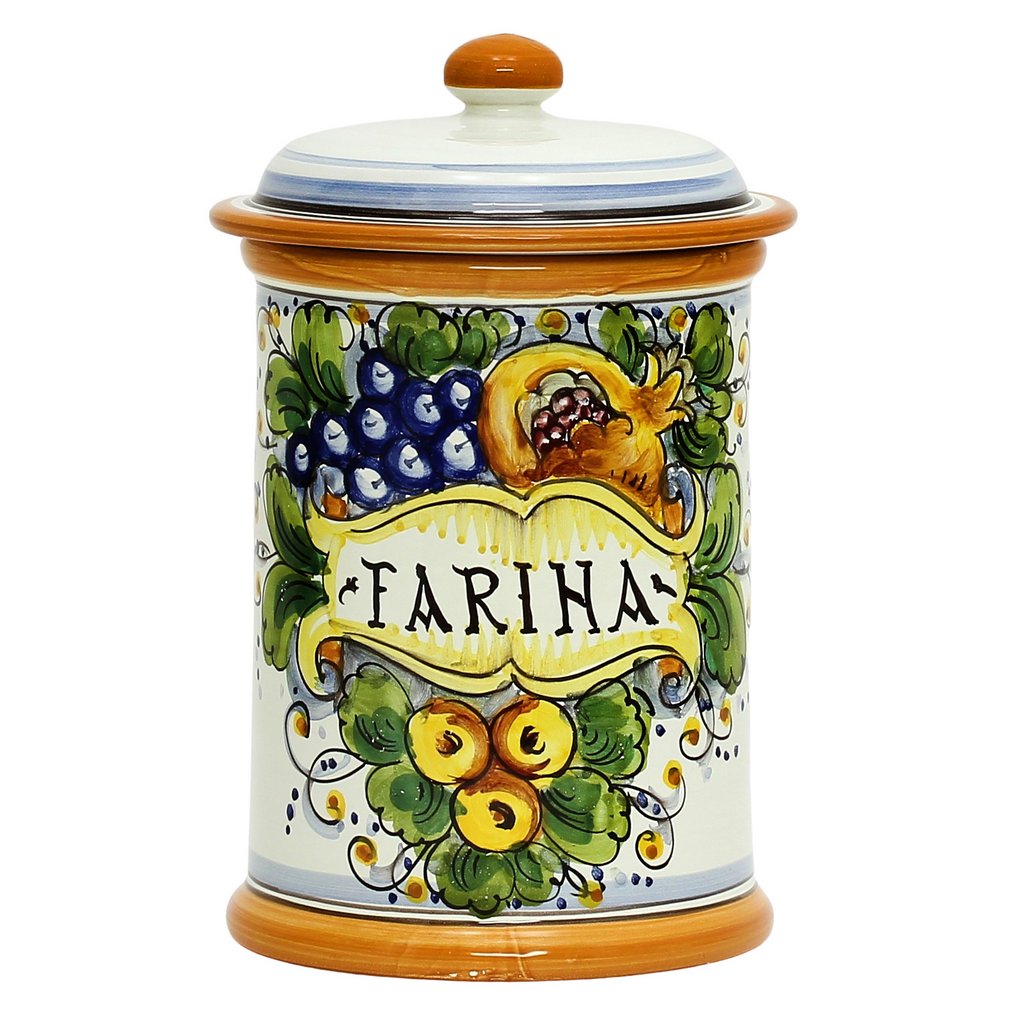 TUSCANIA: Canister Farina (Flour) - Artistica.com