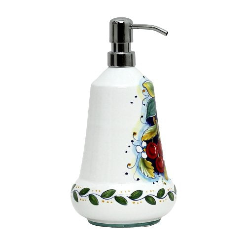 DERUTA FRUTTA: Liquid Soap/Lotion Dispenser with Chrome Pump (Large 26 