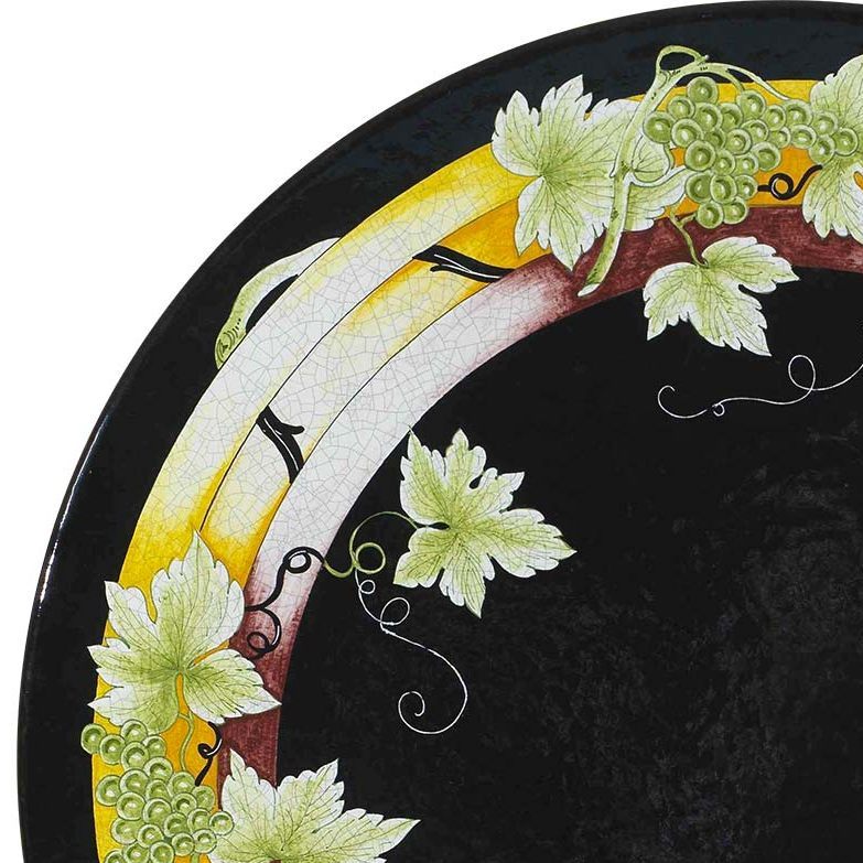 LAZY SUSAN: Ceramic-Stone Rotating Lazy Susan 24" Diam. - Artistica.com