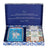 CASA AMALFI SOAPS: Scented Soap Bars with ceramic soap dish - Blue Majolica Set - Artistica.com