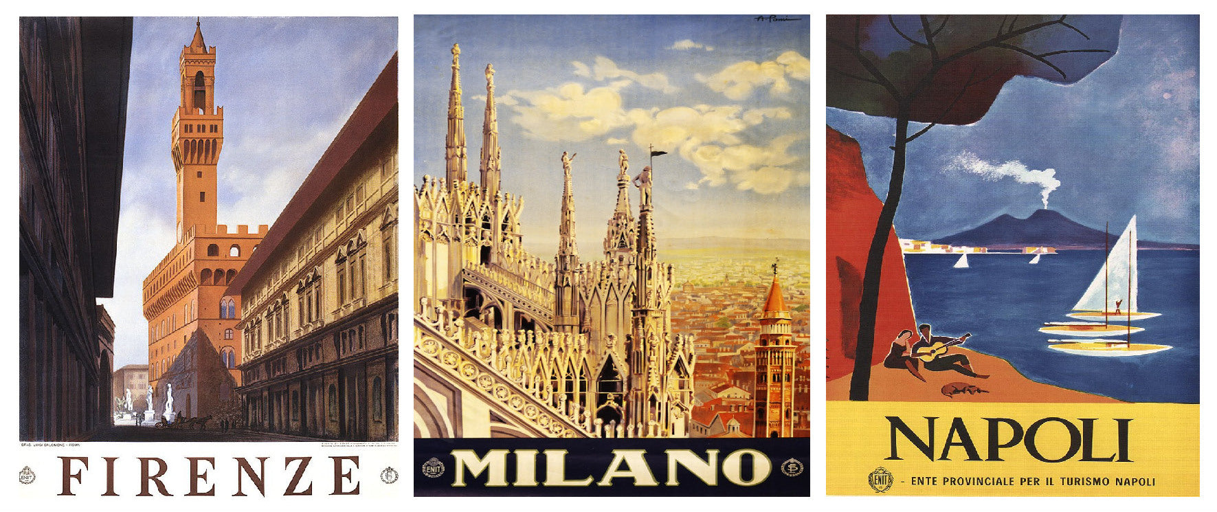 SUBLIMART: Bella Italia - Mug featuring Italian vintage posters