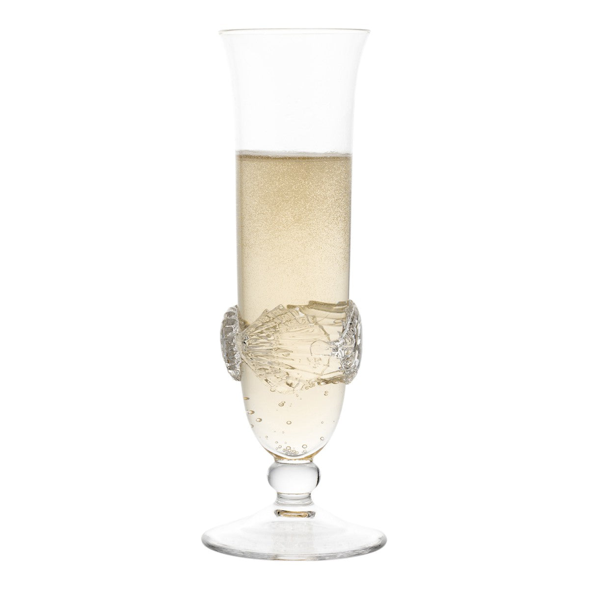 Sold at Auction: 10 COLONY BIJOUX IRIDESCENT CHAMPAGNE FLUTES